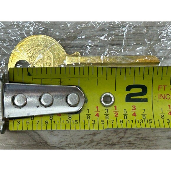 STAR Locksmith Supplies 5DO3 Brass Key Blanks Set Of 6 Made In USA - Picture 6 of 6